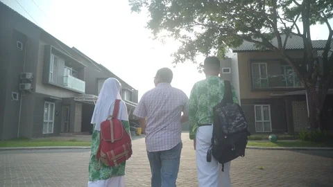 Go to school Stock Footage 119543651