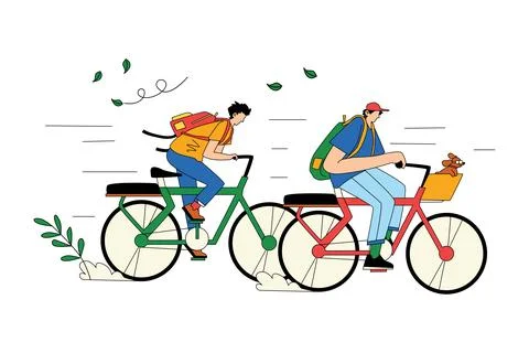 Go to School Illustration Stock Illustration