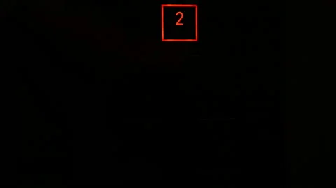 Go up the second floor and open door with an elevator. Stock Footage 52459323