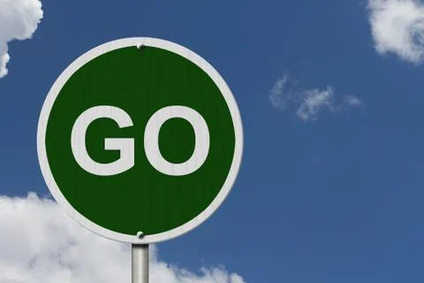 Go sign Stock Illustration