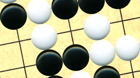 Go strategy board game. Stock Footage 47754640