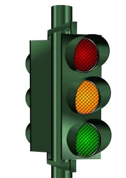 Go traffic light Stock Illustration