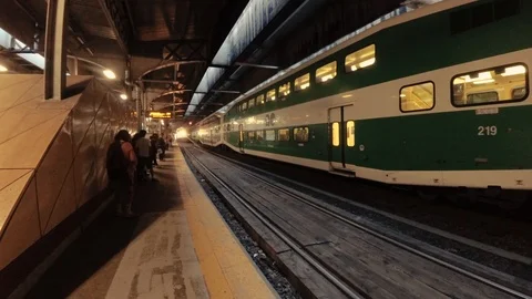 Go Train Stock Footage 111279386