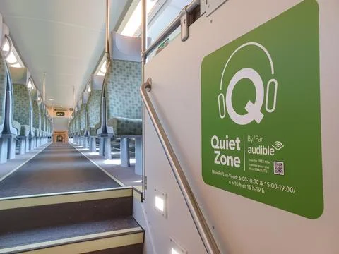 Go train inside view Stock Photos