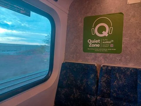 Go train inside view Stock Photos