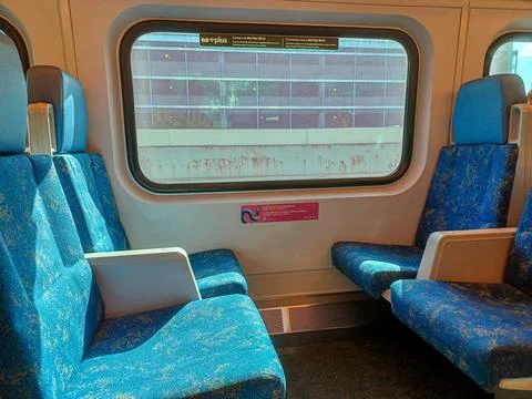 Go train inside view Stock Photos