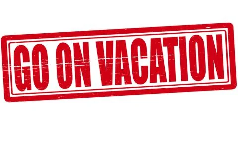 Go on vacation Stock Illustration