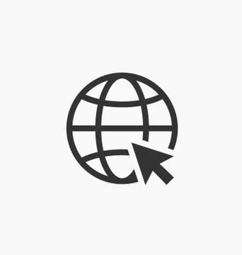 Go to web icon Stock Illustration
