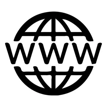 Go to web Icon in trendy flat style isolated on white background. イラスト素材