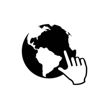 Go to web icon, vector illustration イラスト素材