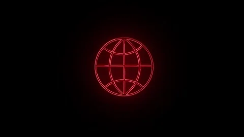 Go to web Internet flat symbol icon Web Click planet Earth. Technology and .. Stock Footage 305009134