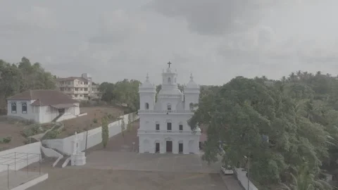 Goa Church Stock Footage 248138201