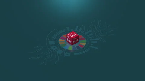 Goal 1 No Poverty 17 SDGs Global Goals Digital Benefits Animation Stock-Footage 301608544
