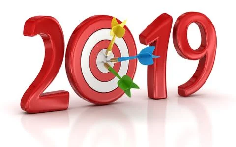 Goal 2019 Illustrazione stock