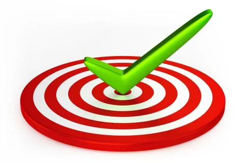 Goal Accomplished Stock Illustration