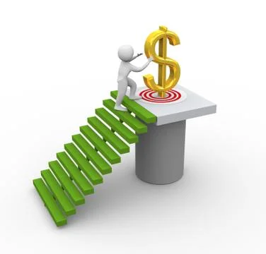 Goal achievement Stock Illustration
