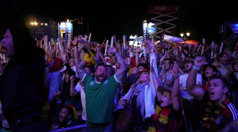 Goal in the Final Match 2014 库存影片 43652246