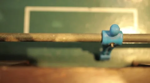 Goal in a foosball game Video stock 44266960