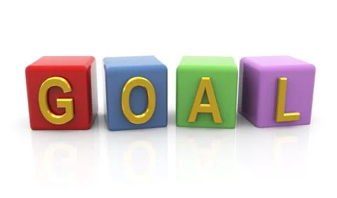 Goal Ilustración de archivo