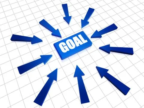 Goal Stock Illustration