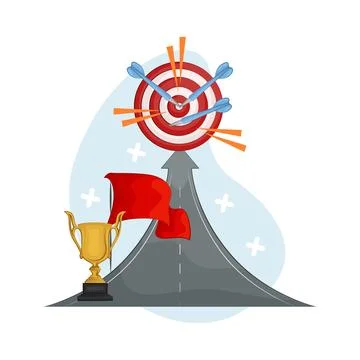 Goal Illustration Illustrazione stock