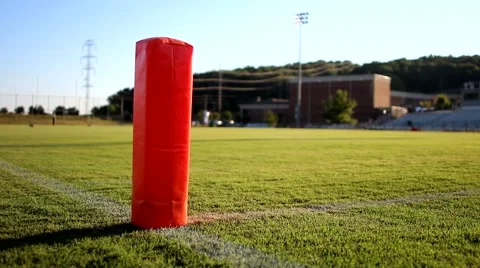 Goal Line Pylon  Video stock 56154822