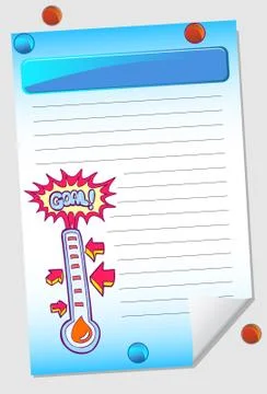 Goal meter Stock Illustration