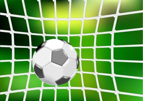 Goal net Stock Illustration