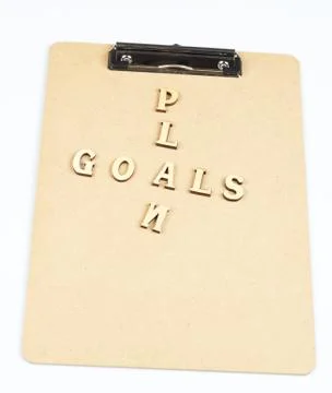 Goal plan Stock Photos
