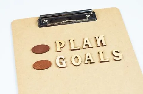 Goal plan Foto stock