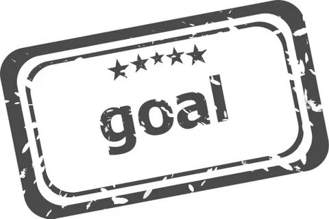 Goal Rubber Stamp over a white background Stock Illustration