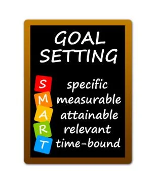 Goal setting Stock-Illustration