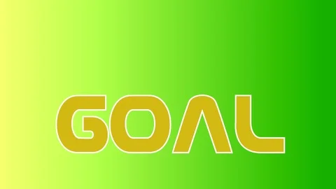 GOAL Text Animation Stock Footage 116264281