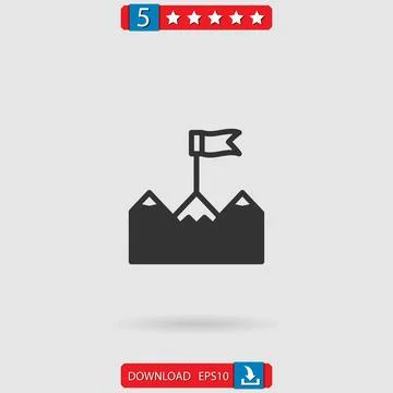 Goal vector icon Stock Illustration