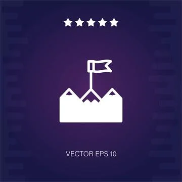 Goal vector icon Stock Illustration