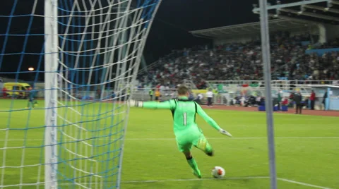 Goalkeeper Stock Footage 30868489