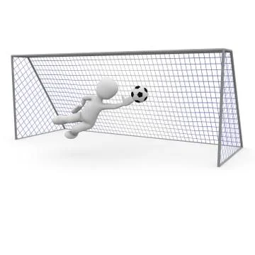 Goalkeeper Stock Illustration