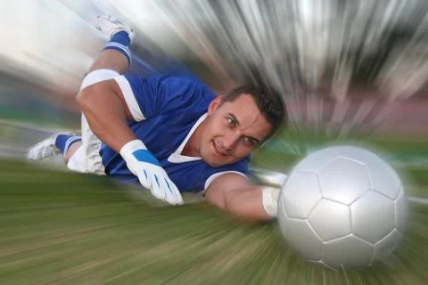Goalkeeper Save Stock Photos