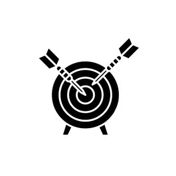 Goalkeeping system black icon, vector sign on isolated background. Goalkeeping Stock Illustration