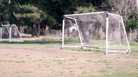 Goalpost the dream for every player to score and  goalkeeper for a clean sheat 動画素材 105039588