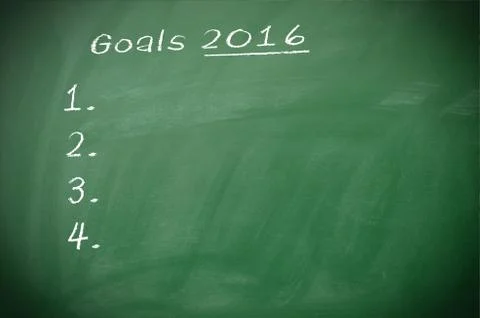 Goals 2016 Stock Photos