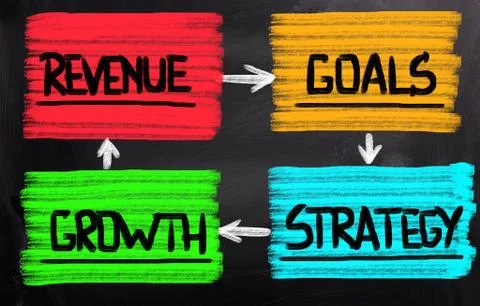 Goals concept Illustrazione stock