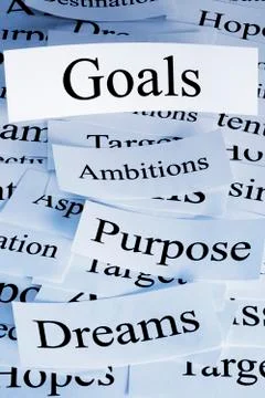 Goals concept Stock Photos