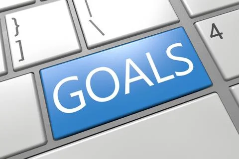 Goals Illustrazione stock