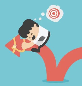 Goals Illustrazione stock