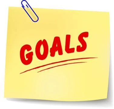Goals message Stock Illustration