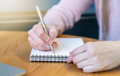 Goals plans make to do and wish list for new year christmas concept writing.. Stock Photos