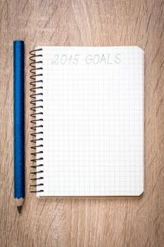 Goals of year 2015 Stock Photos