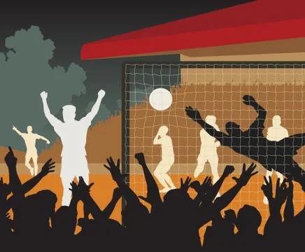 Goalscorer Stock Illustration