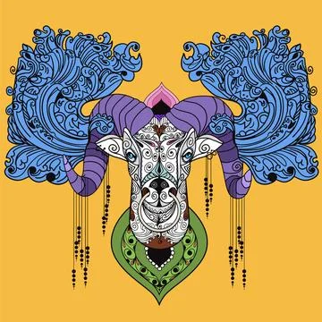 Goat design Stock Illustration